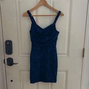 Lulu's Midnight Blue Mini Dress